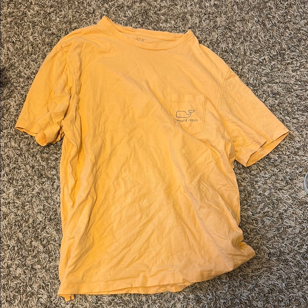 Vineyard Vines Men's Short Sleeve Tee in Orange